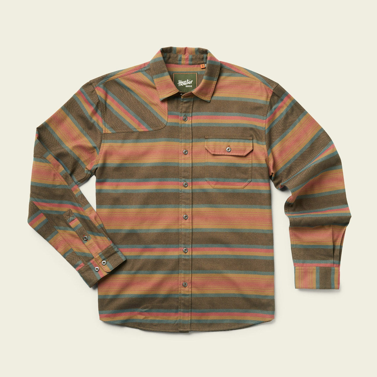 Men's Harkers Flannel Shirt - Soft Plaid Long Sleeve Button Down Shirt for Casual Wear & Outdoor Activities