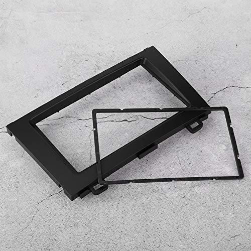 KIMISS 2 Din Car Stereo Dash Panel Kit for Honda CRV 2007-2010 - Replacement Radio Fascia Frame & Trim for Seamless DVD Installation - Perfect for Upgrading Your Car Audio System