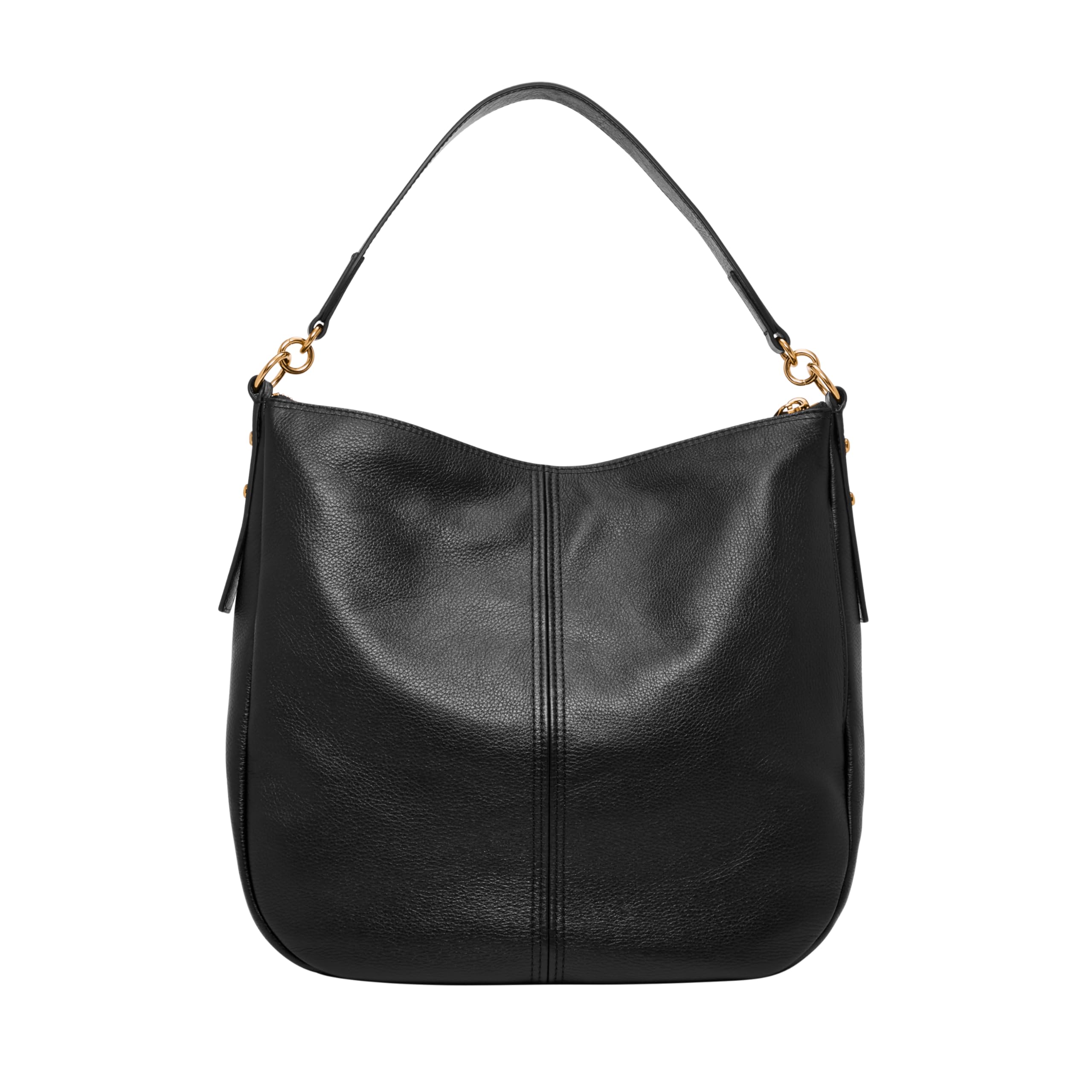 Fossil Women's Jolie Leather Hobo Purse Handbag - Stylish Crossbody Shoulder Bag for Everyday Use, Work & Travel | Black (ZB1434001)