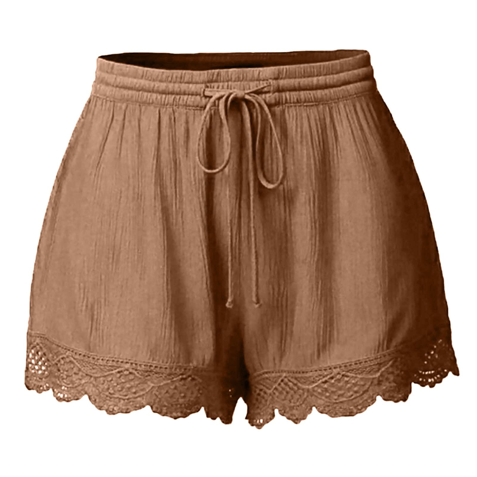 Women's Athletic Shorts with Pockets - Summer Workout & Beach Wear
