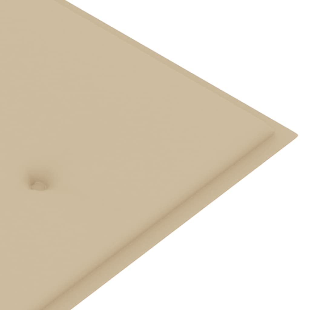 CHARMMA 70.9x19.7 Inch Outdoor Garden Bench Cushion - Waterproof Beige Patio Seat Pad (1.2