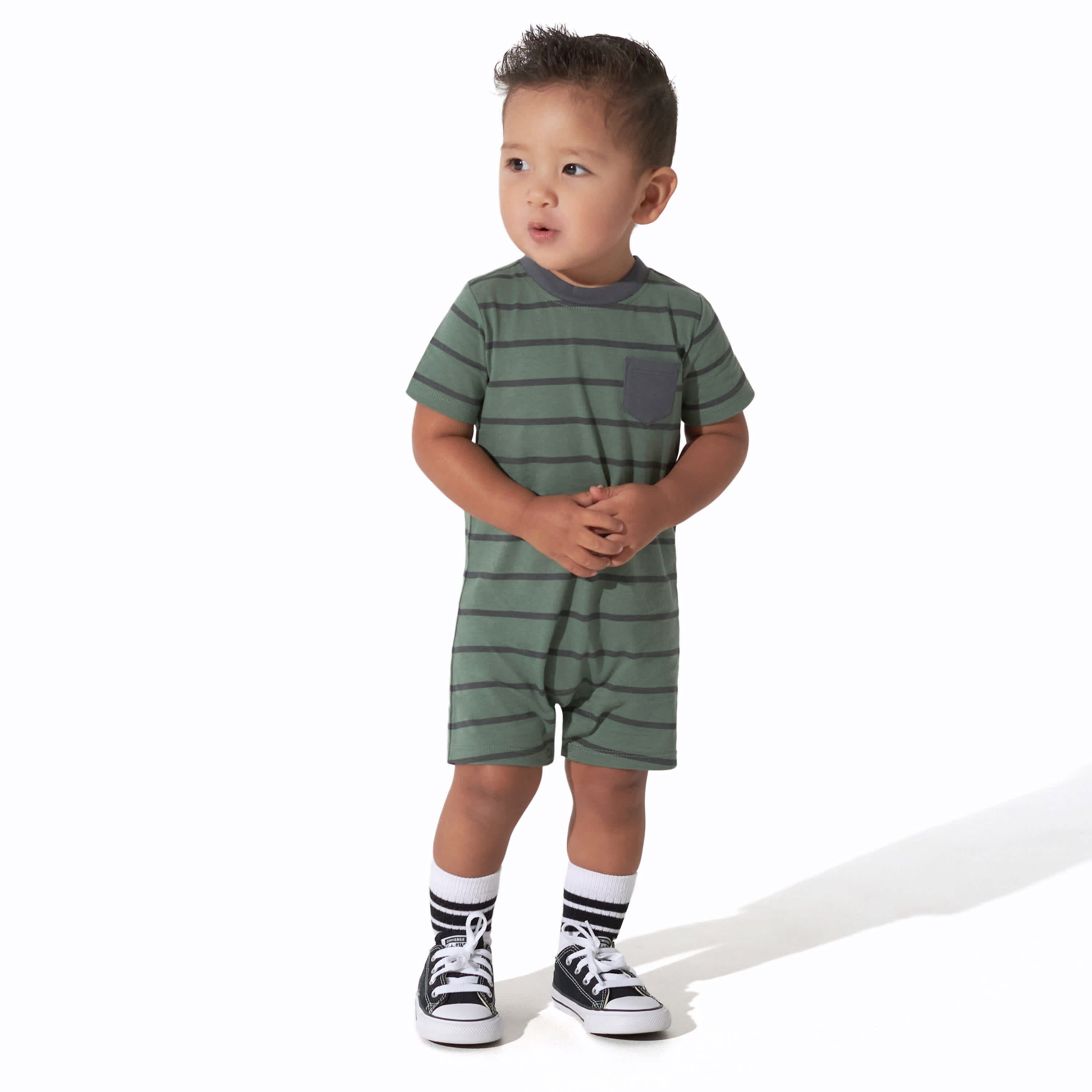 3 Pack Baby Boys Unbearably Cute Rompers - Soft Cotton Bodysuits for Newborns & Infants - Perfect for Playtime, Photo Shoots & Everyday Wear
