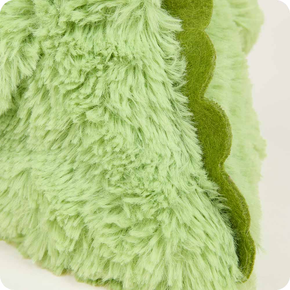 Green Dinosaur Warmies Junior - Adorable Microwavable Plush Toy for Kids | Perfect for Bedtime Comfort, Anxiety Relief & Sensory Play