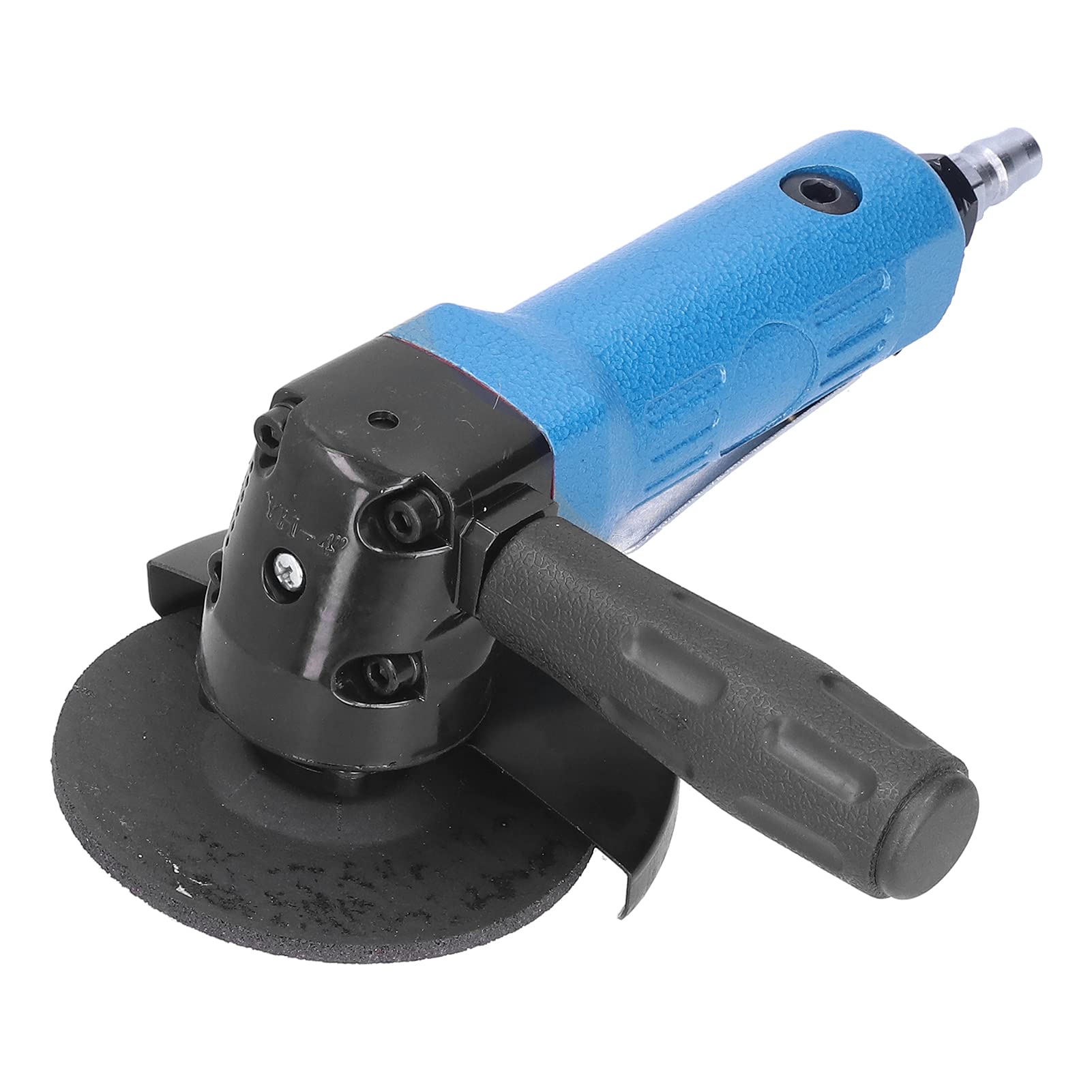 KP-631 4-Inch Air Angle Grinder - Pneumatic Cutting Machine with Hardened Gear, Low Vibration & High Accuracy Bearing for Polishing, Burr Removal, Metalworking (Blue) - Perfect for Automotive Repair, Metal Fabrication & DIY Projects