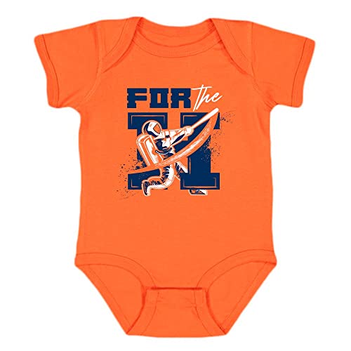 The H - Orange Onesie