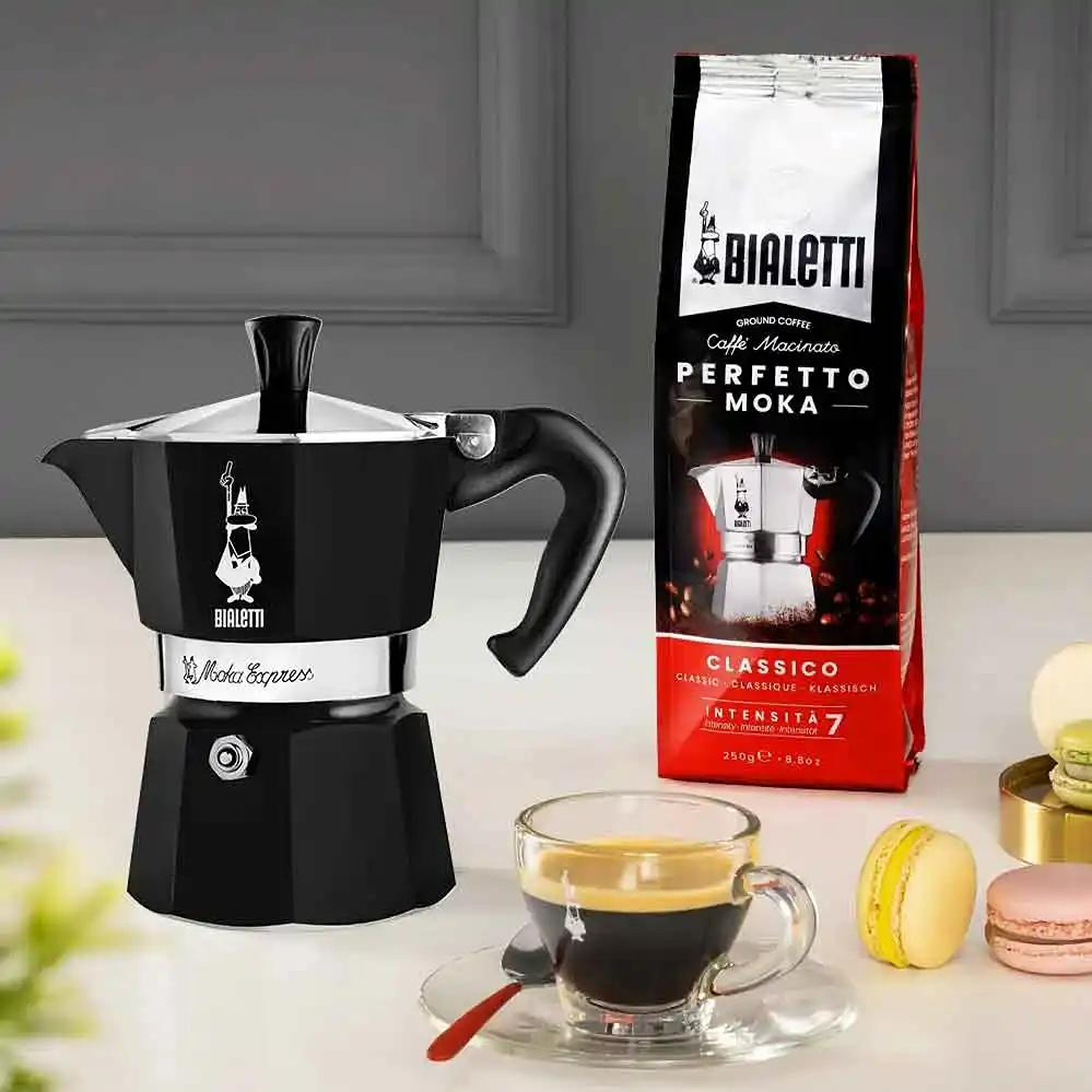 Bialetti Moka Express 6-Cup Stovetop Espresso Maker - Classic Italian Coffee Pot for Home & Office Use
