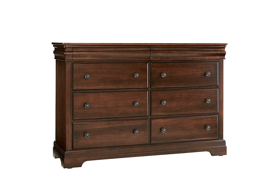Vista Cherry Wood Bed Frame - Queen Size Bedroom Furniture for Home Decor | Perfect for Master Bedroom, Guest Room & Apartment
