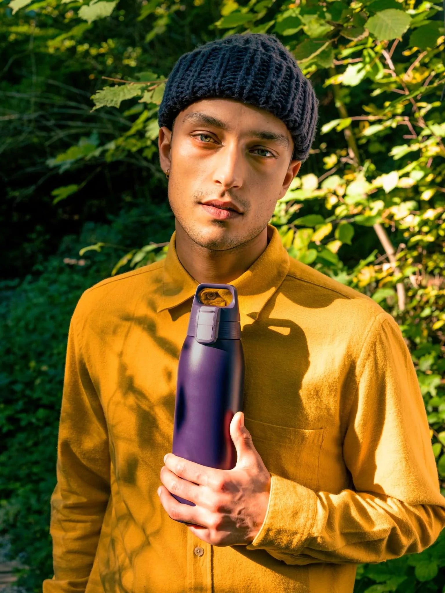 SIGG Shield Therm One 0.5L Insulated Stainless Steel Water Bottle - Nocturne Color - Keeps Drinks Hot/Cold for 24 Hours - Perfect for Hiking, Gym & Outdoor Activities