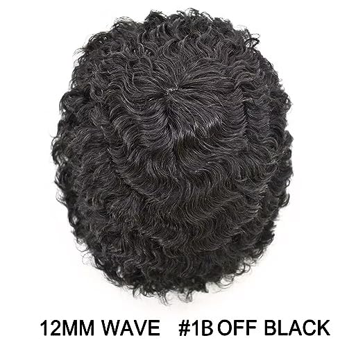 #1B Off Black-Afro Curl 12mm