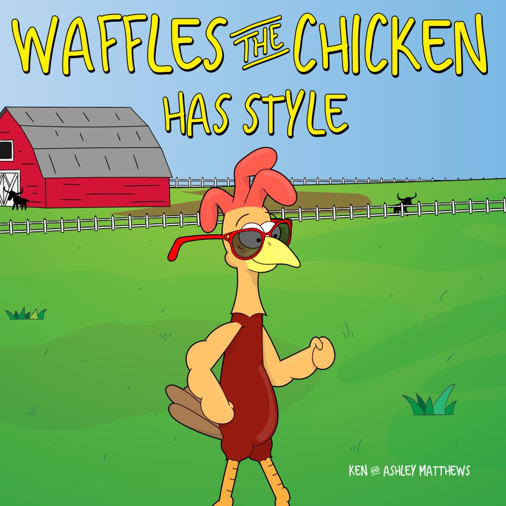 Waffles the Chicken Has Style - Fun & Stylish Chicken-Themed Gifts for Kids & Adults | Perfect for Birthdays, Parties & Animal Lovers