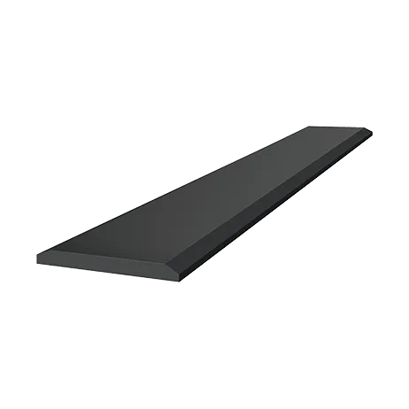 5-Pack Marmiline Midnight Polished Engineered Stone Threshold - 36 Inch Length - 6.24 Sq Ft per Case - Perfect for Doorways, Bathroom Entries & Transition Areas