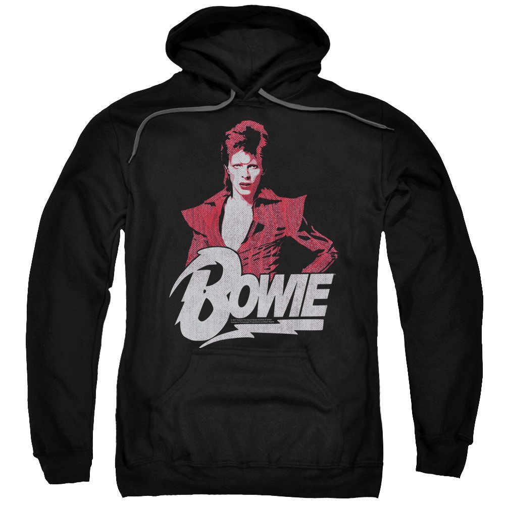 David Bowie Diamond Pullover Hoodie for Men - Vintage Rock Band Merchandise - Perfect for Concerts, Gifts & Casual Wear