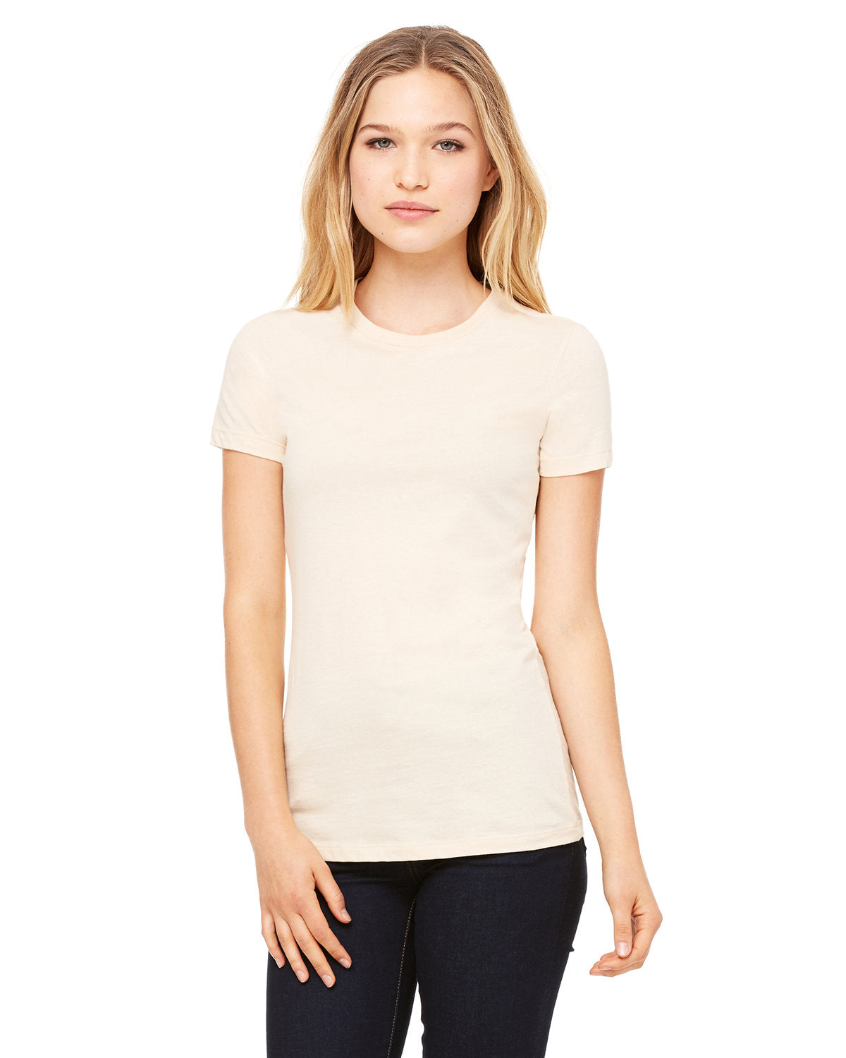 Bella + Canvas 6004 Women's Slim Fit Short Sleeve T-Shirt - Soft Cotton Tee for Casual Wear, Workout & Layering