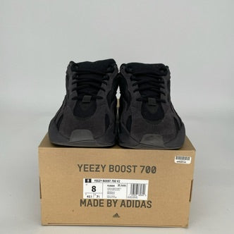 Adidas Yeezy Boost 3700 V2 Vanta Black Sneakers - Men's Size 8 (FU6684) | Stylish & Comfortable Running Shoes for Casual Wear & Gym Workouts