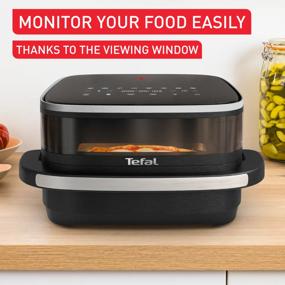 Tefal Easy Fry & Pizza Air Fryer FW4018 - 3.5L Digital Airfryer with Timer, Non-Stick Basket - Perfect for Healthy Frying, Baking, and Roasting at Home