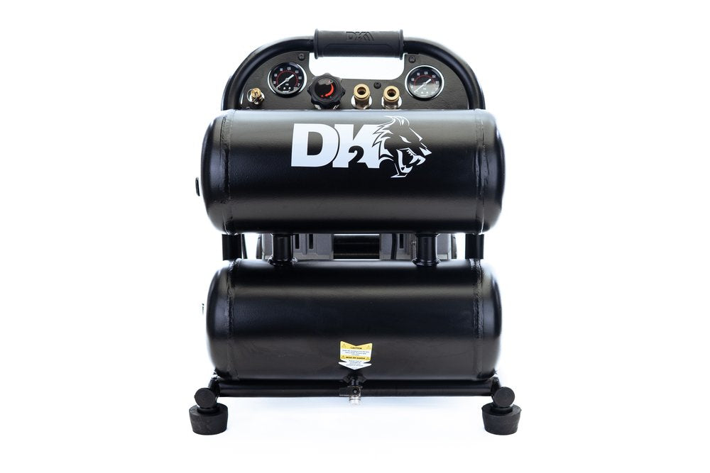 DK2 AC04G 1 HP 120V 4 Gallon 125 PSI Portable Air Compressor for Home Garage, Workshop & DIY Projects - New