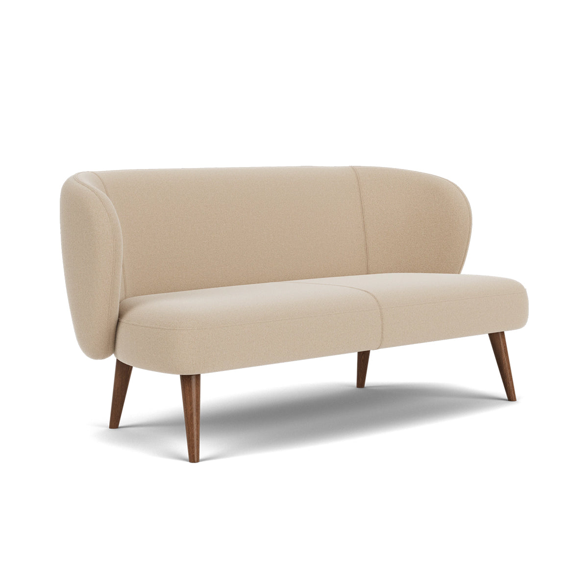 Kathleen Fabric 2 Seater Sofa - Modern Living Room Furniture for Small Spaces | Perfect for Apartments, Condos & Cozy Homes