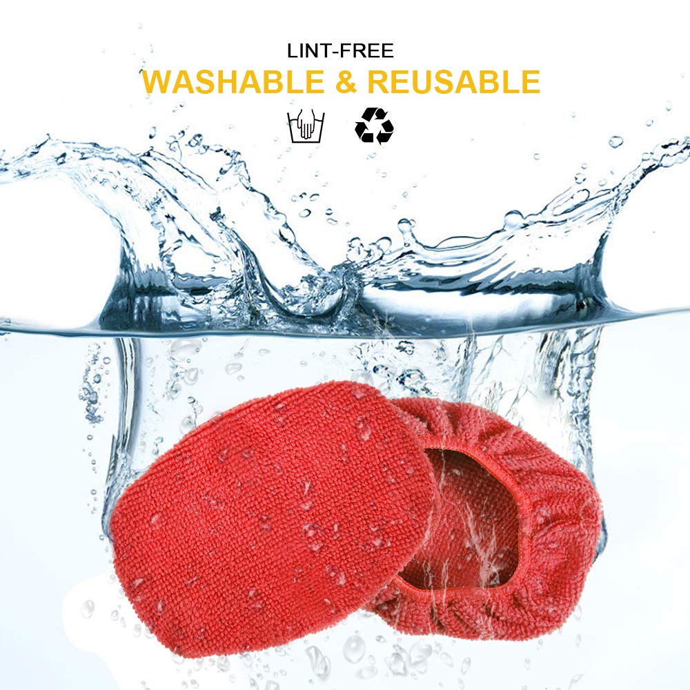 Premium Microfiber Cleaning Cloths for Car Windshield - 5