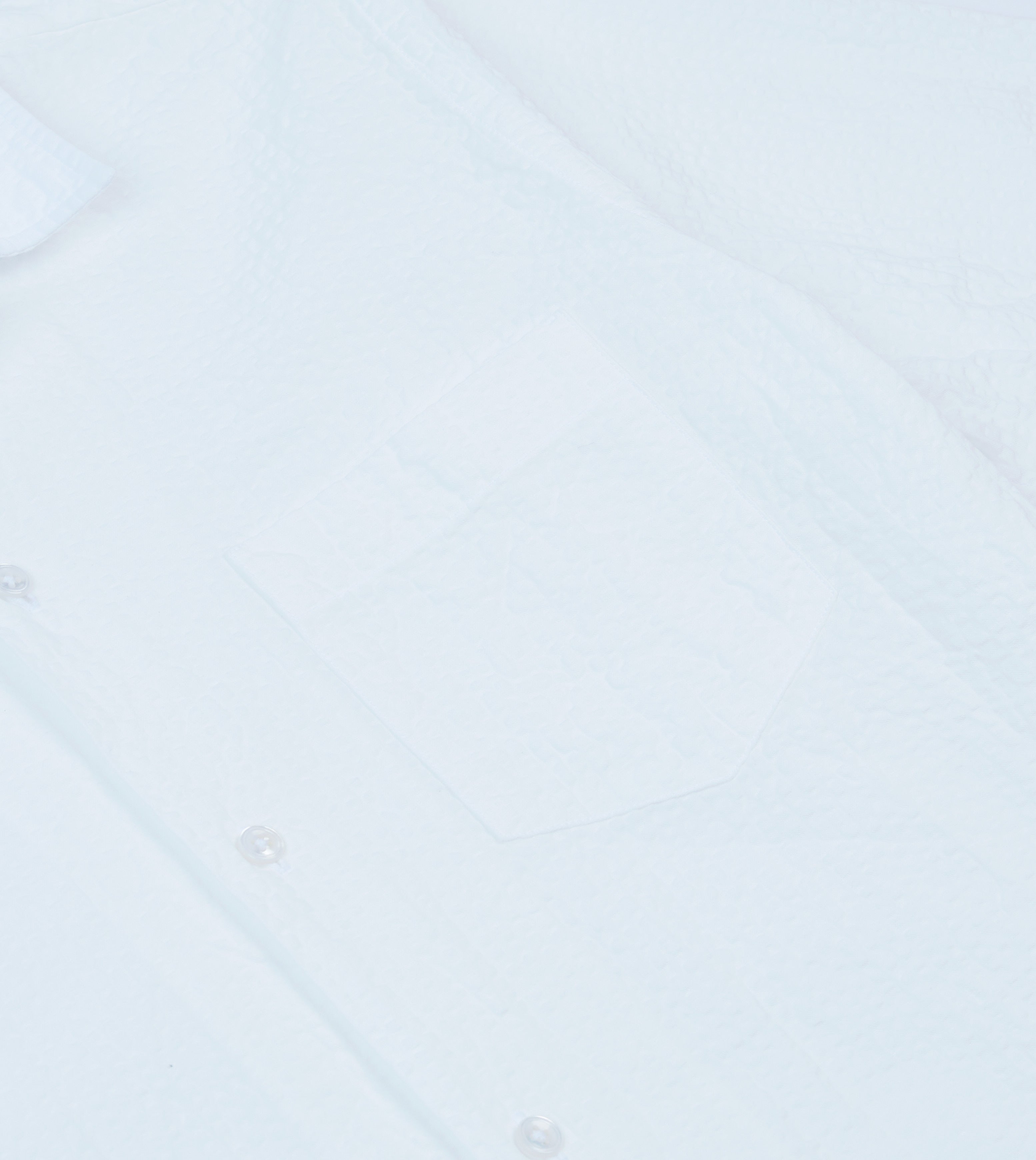 Premium White Cotton Linen Seersucker Camp Collar Short Sleeve Shirt for Men - Breathable Summer Casual Wear, Beach Vacation & Outdoor Activities