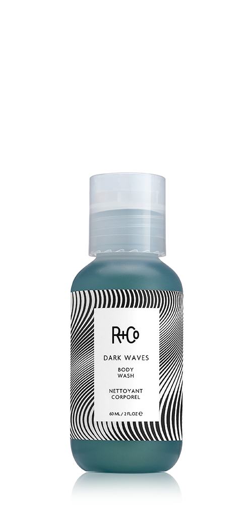 Dark Waves Body Wash Travel Size - 3.4oz Moisturizing Shower Gel for Men & Women - Perfect for Gym, Travel & On-The-Go Use