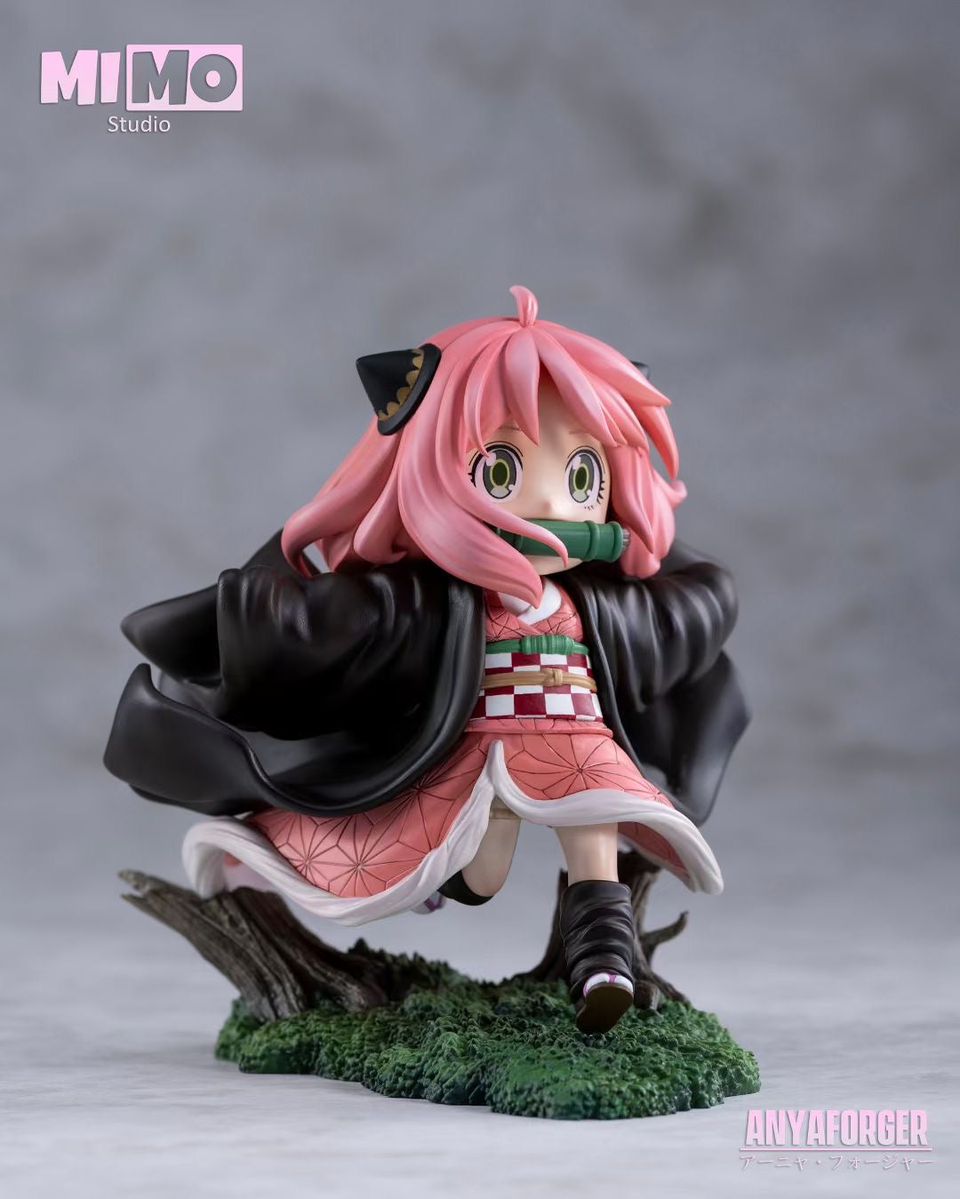 Mimo Studio Anya Cosplay Kamado Nezuko Costume - Demon Slayer Anime Outfit for Halloween, Comic Con & Cosplay Events