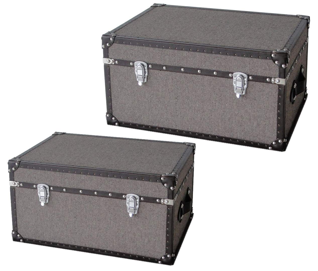 Screen Gems Large Brown Storage Box - Organizer for Home, Office & Closet - Perfect for Storing Clothes, Toys & Household Items