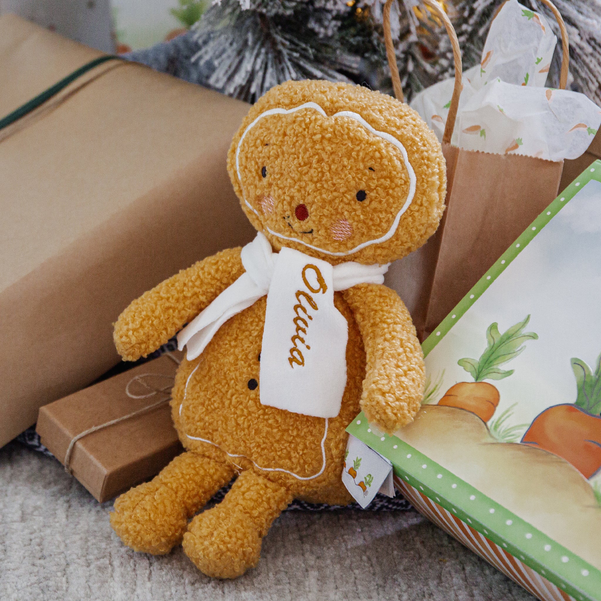Ginger the Gingerbread Friend - Christmas Holiday Baking Decorations for Cookies, Cakes & Gingerbread Houses - Perfect for Festive Baking Parties & Holiday Gift Giving