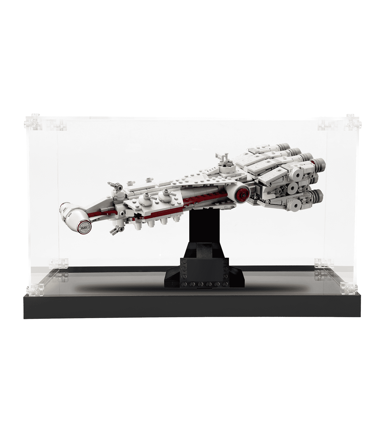 Star Wars LEGO Tantive IV 75376 Display Case - Premium Acrylic Protection for Collectible Sets | Perfect for Showcase, Dust Protection & Home Decor