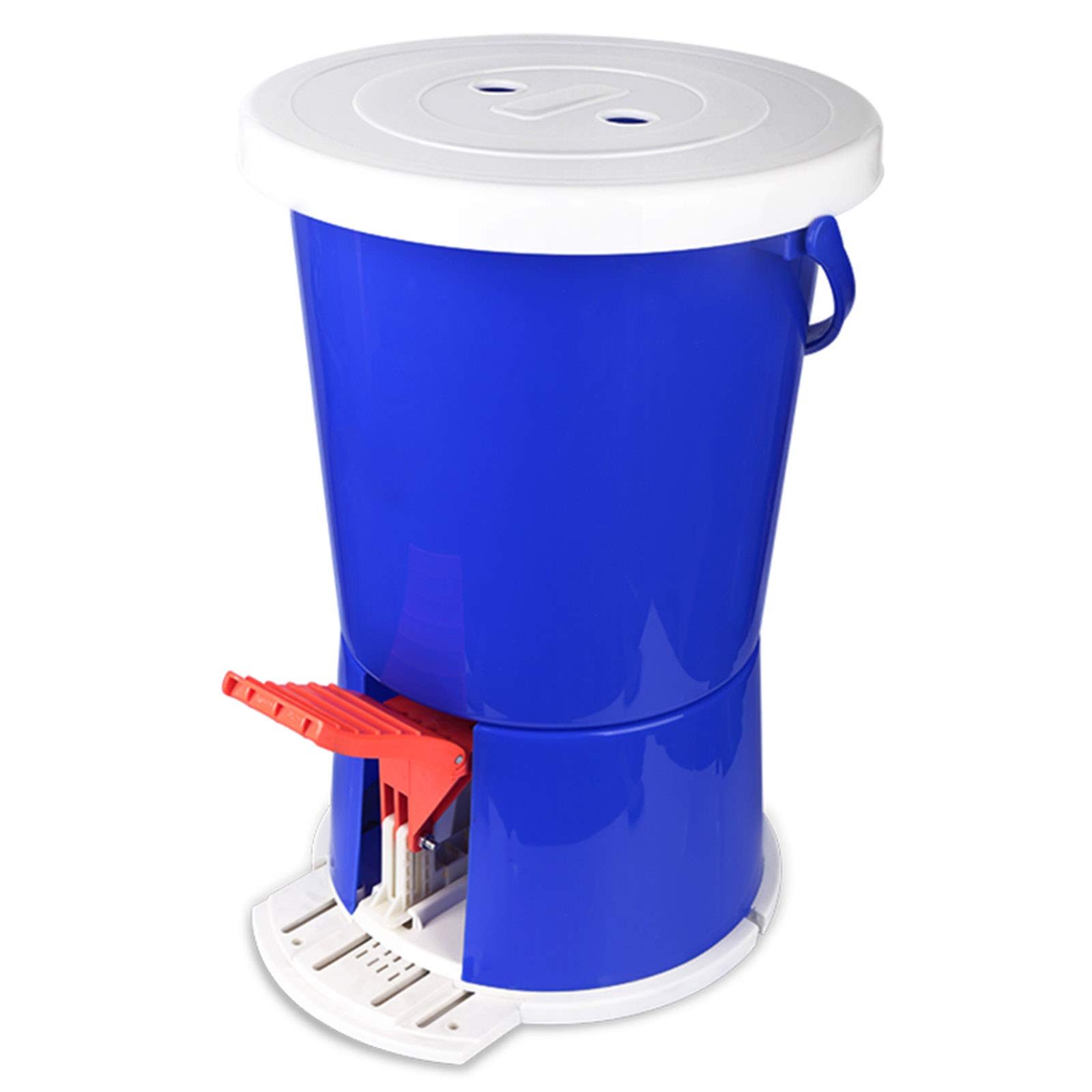 Y&J Compact Portable Washing Machine - Non-Electric Pedal Operated, Energy Saving Mini Washer for Camping, RV, Apartments & Small Spaces - Lightweight Blue Laundry Solution for Travel & Off-Grid Living