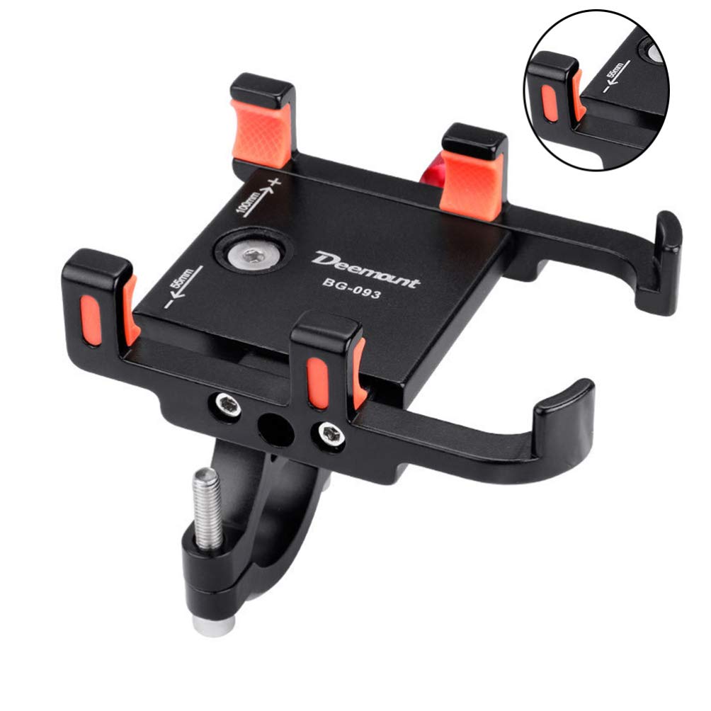 ULTECHNOVO 360° Rotating Bike Phone Holder - Universal Adjustable Bicycle Phone Mount for iPhone & Android - Perfect for Cycling, Commuting & Outdoor Sports