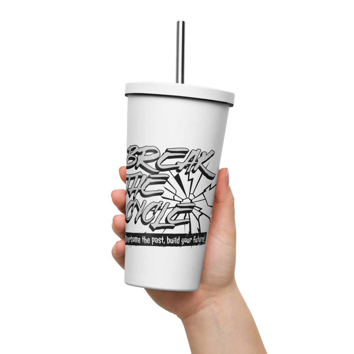 Insulated Tumbler with Straw - 20oz Leakproof Stainless Steel Travel Mug for Hot & Cold Drinks - Perfect for Office, Gym, Hiking and Outdoor Activities