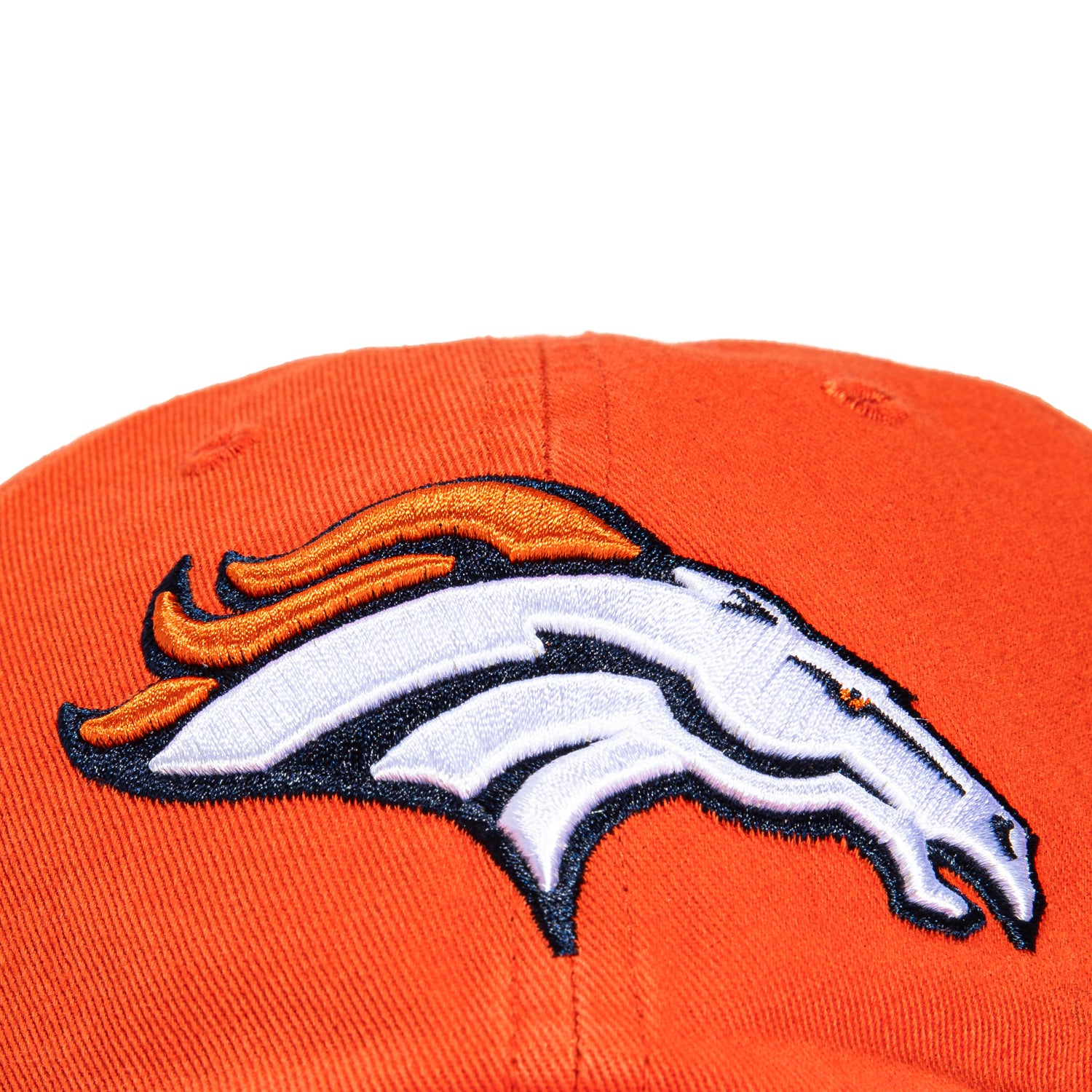 47 Brand Denver Broncos Cleanup Adjustable Hat - Orange | NFL Team Logo Baseball Cap for Men & Women | Perfect for Game Day, Outdoor Sports & Casual Wear