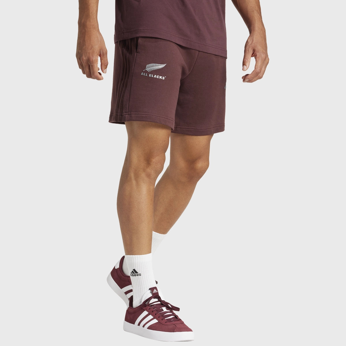Adidas All Blacks Cotton Shorts for Men - Aurora Ruby Red - Comfortable Athletic Shorts for Running, Gym, and Casual Wear