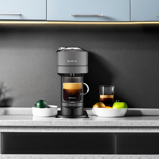 Nespresso Vertuo Next Coffee and Espresso Machine - Single Serve Pod Brewer, Dark Gray | Perfect for Home, Office & Gifts
