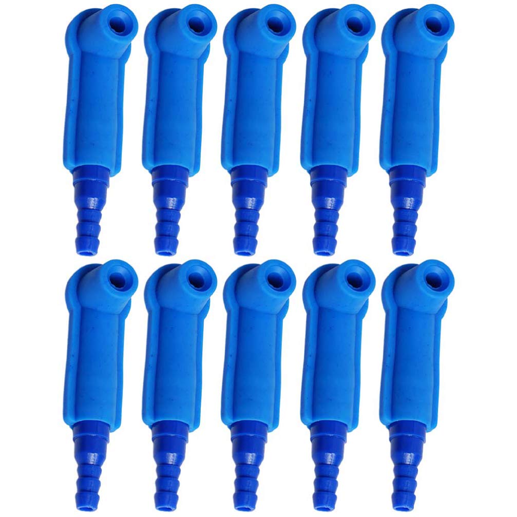 Wakauto 10pcs Suction Car Brake Fluid Connector & Oil Exchange Tool Kit - ABS Hose Jointer & Deflation Tool for Auto Repair & Maintenance