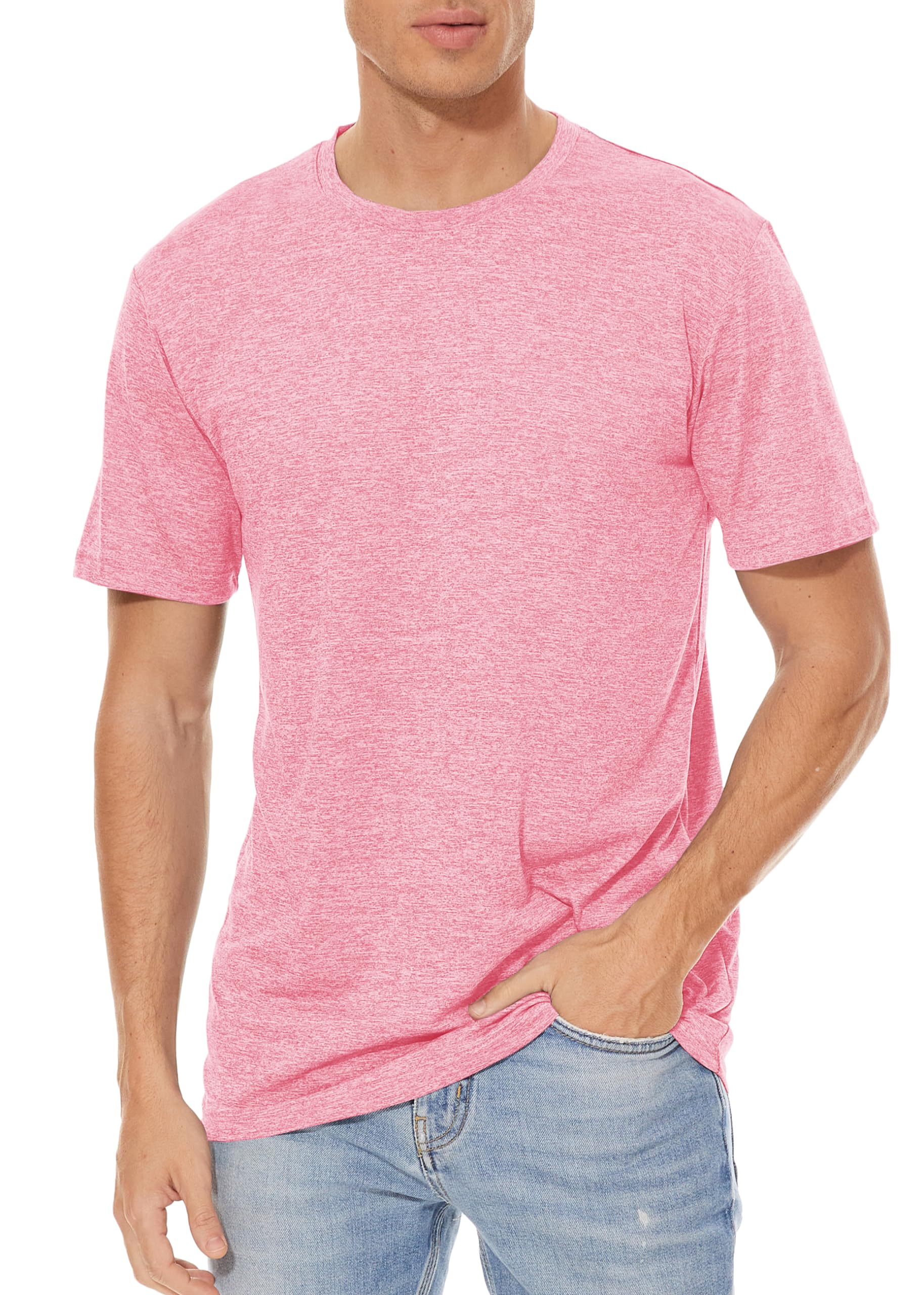 TACVASEN Men's Workout Shirts - Moisture Wicking Short Sleeve Athletic T-Shirt for Running, Gym & Training - Breathable Quick Dry Crewneck Tee - Perfect for Workouts, Jogging and Outdoor Activities