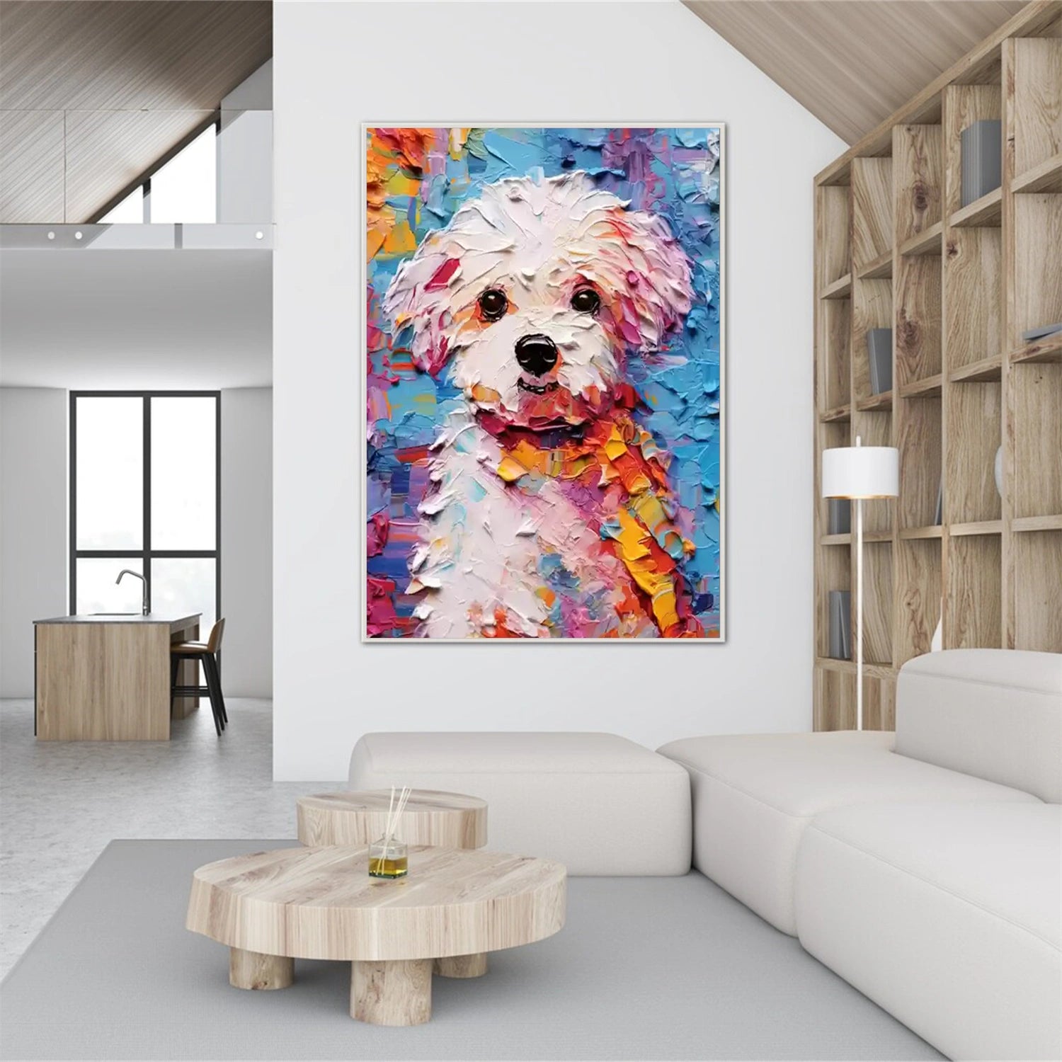 Animal Art Painting #AP148 - Handmade Wildlife Canvas Art for Home & Office Decor - Perfect for Living Room, Bedroom, or Gift