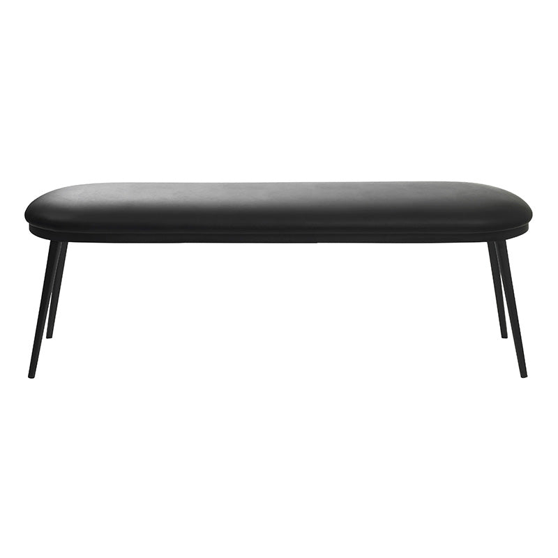 GAIN Bench 140cm Black - Sturdy Wooden Bench for Home, Office, or Outdoor Use - Perfect for Living Room, Patio, or Entryway Seating