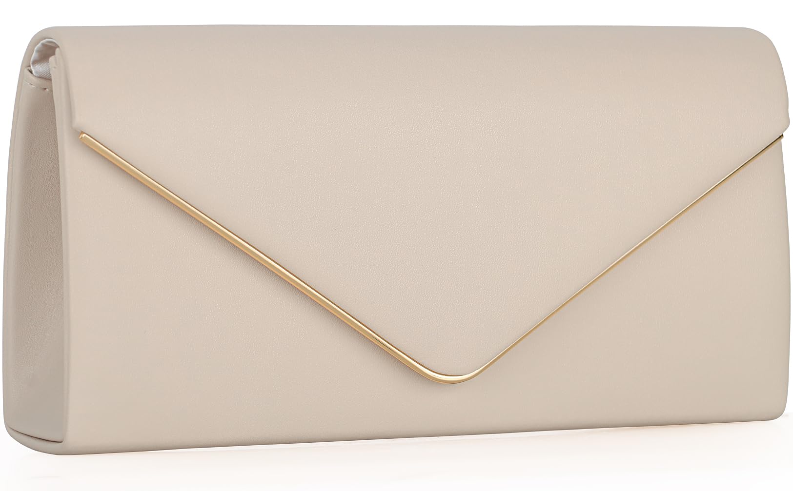 Vegan Leather Envelope Clutch Bag for Women - Elegant Foldover Evening Purse | Perfect for Parties, Weddings & Formal Events