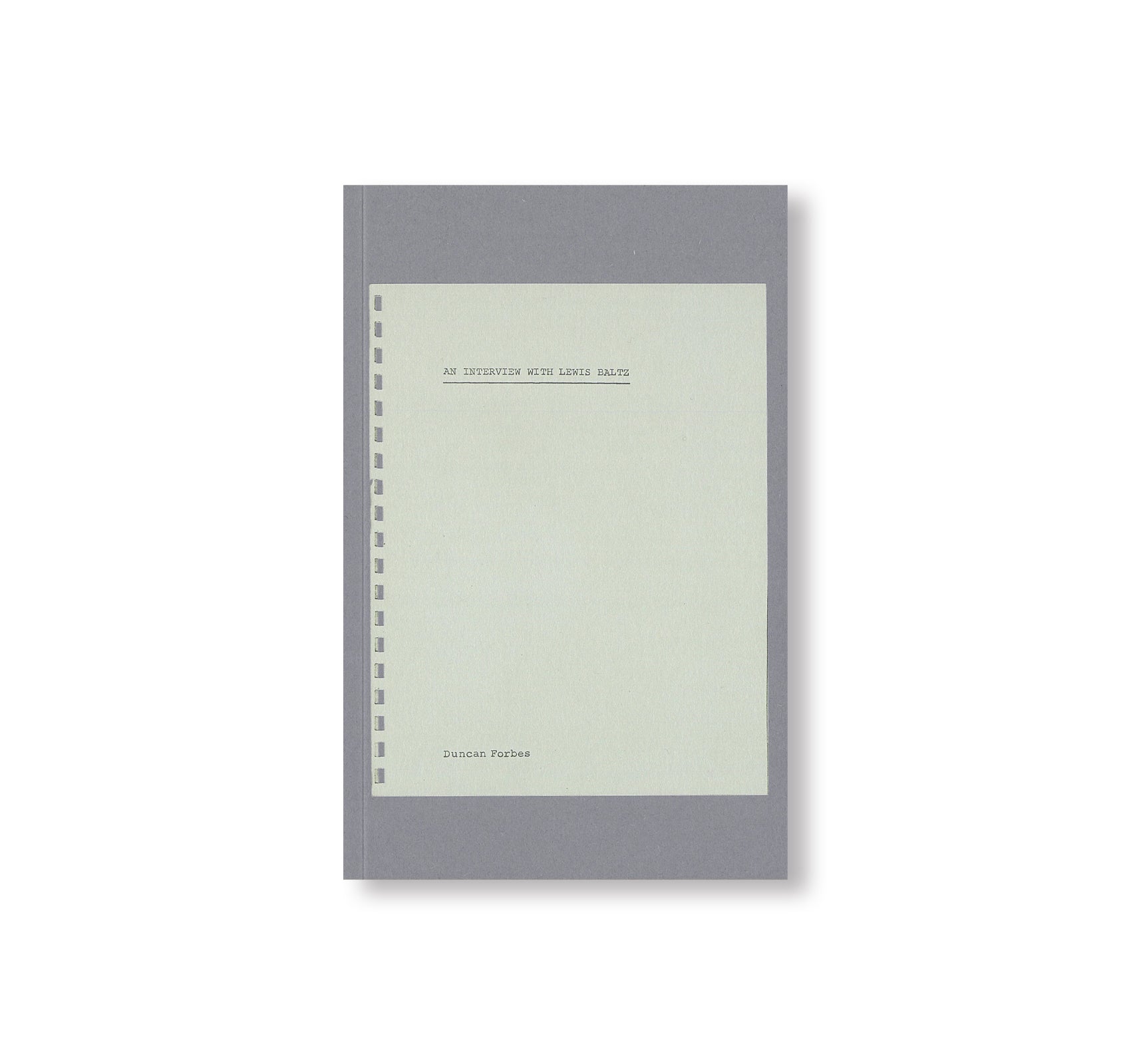 Lewis Baltz Photography Book by Duncan Forbes - Exclusive Interview & Insights for Art Collectors and Photography Enthusiasts | Perfect for Home Libraries, Art Studies, and Photography Inspiration