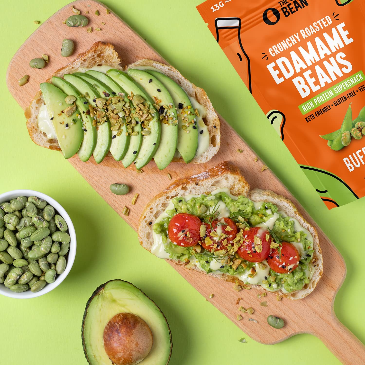 Crunchy Dry Roasted Edamame Beans Variety Pack - Low Carb Keto Snacks for Adults & Kids - High Protein Fiber Healthy Snack - Diabetic & Weight Loss Friendly - 4oz (3 Pack) - Perfect for Office, School & On-the-Go Snacking