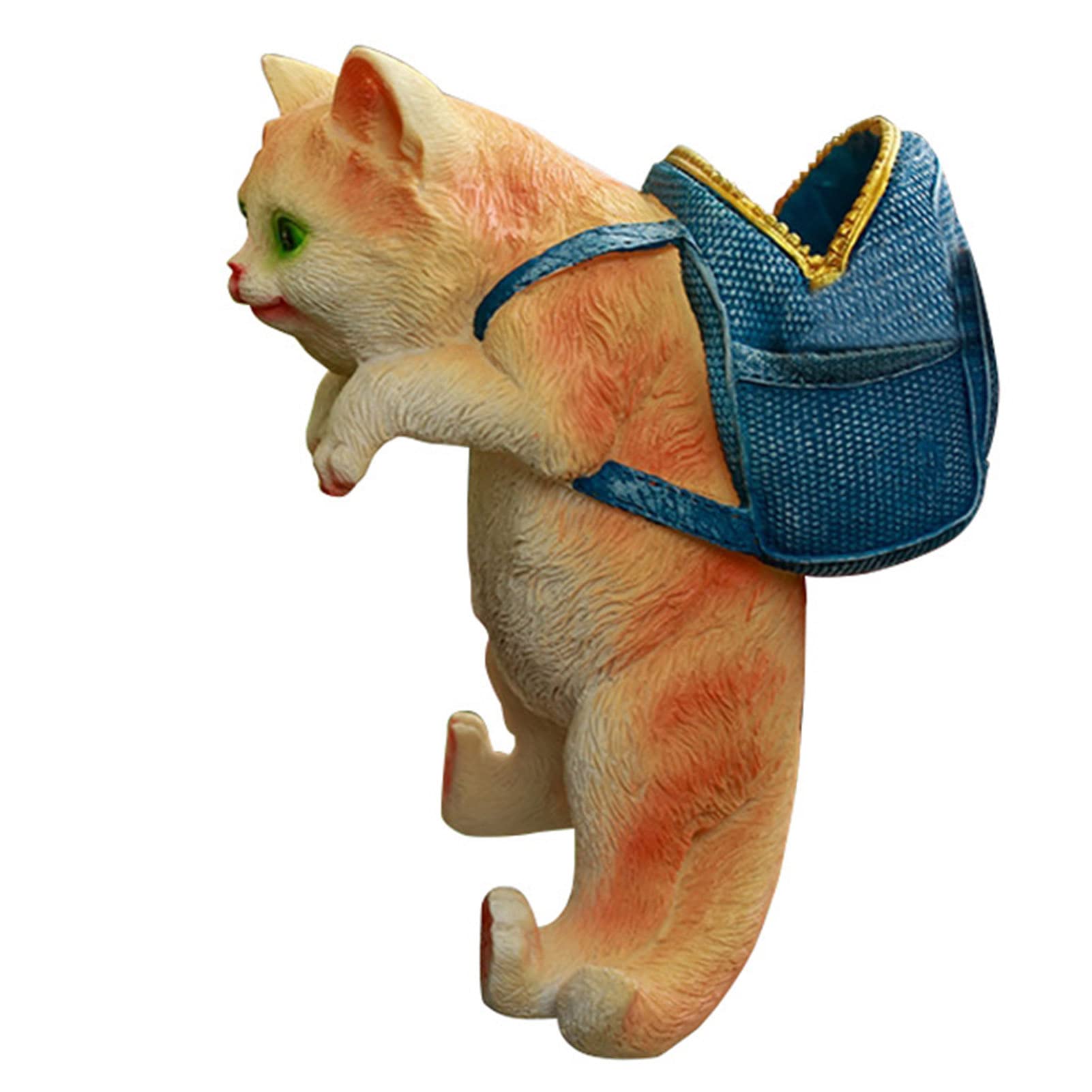Creative Cat-Shaped Garden Ornament - Miniature Outdoor Home Decor for Landscaping & Yard - Perfect for Patio, Lawn, and Garden Decoration