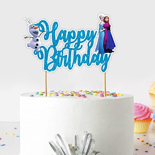 Frozn Happy Birthday Cake Topper