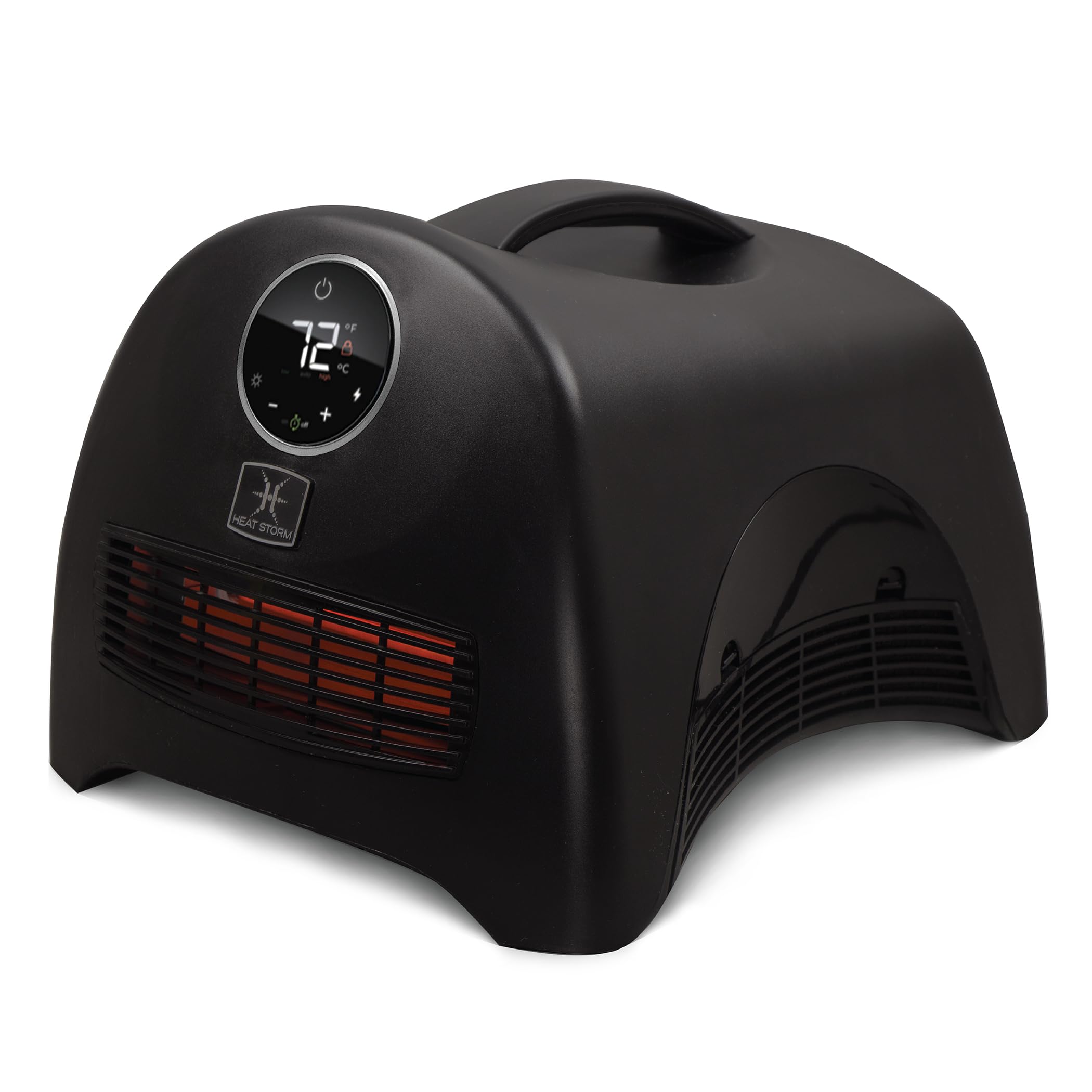 Heat Storm Sahara 1500 Watt Infrared Space Heater - Energy Efficient Portable Heater for Home, Office & Garage - Fast Heating with Remote Control & Safety Features