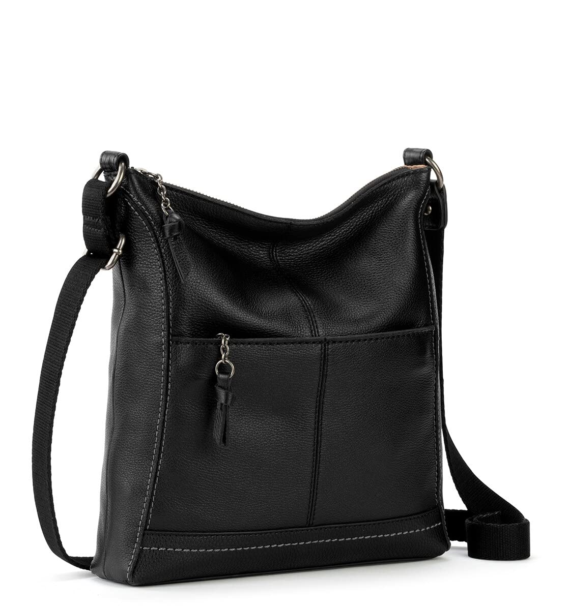 The Sak Lucia Genuine Leather Crossbody Bag - Adjustable Strap Convertible Purse for Women | Perfect for Travel, Shopping & Everyday Use