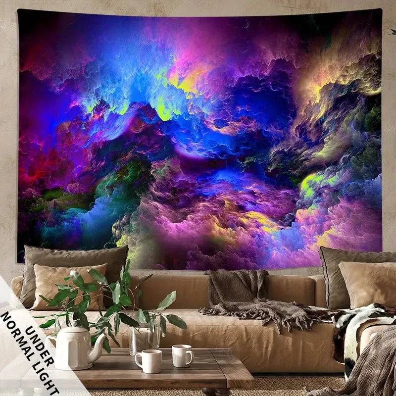 Vibrant Modern Galaxy Print T-Shirt - Trendy Space Design for Men & Women - Perfect for Casual Wear, Cosplay & Sci-Fi Fans