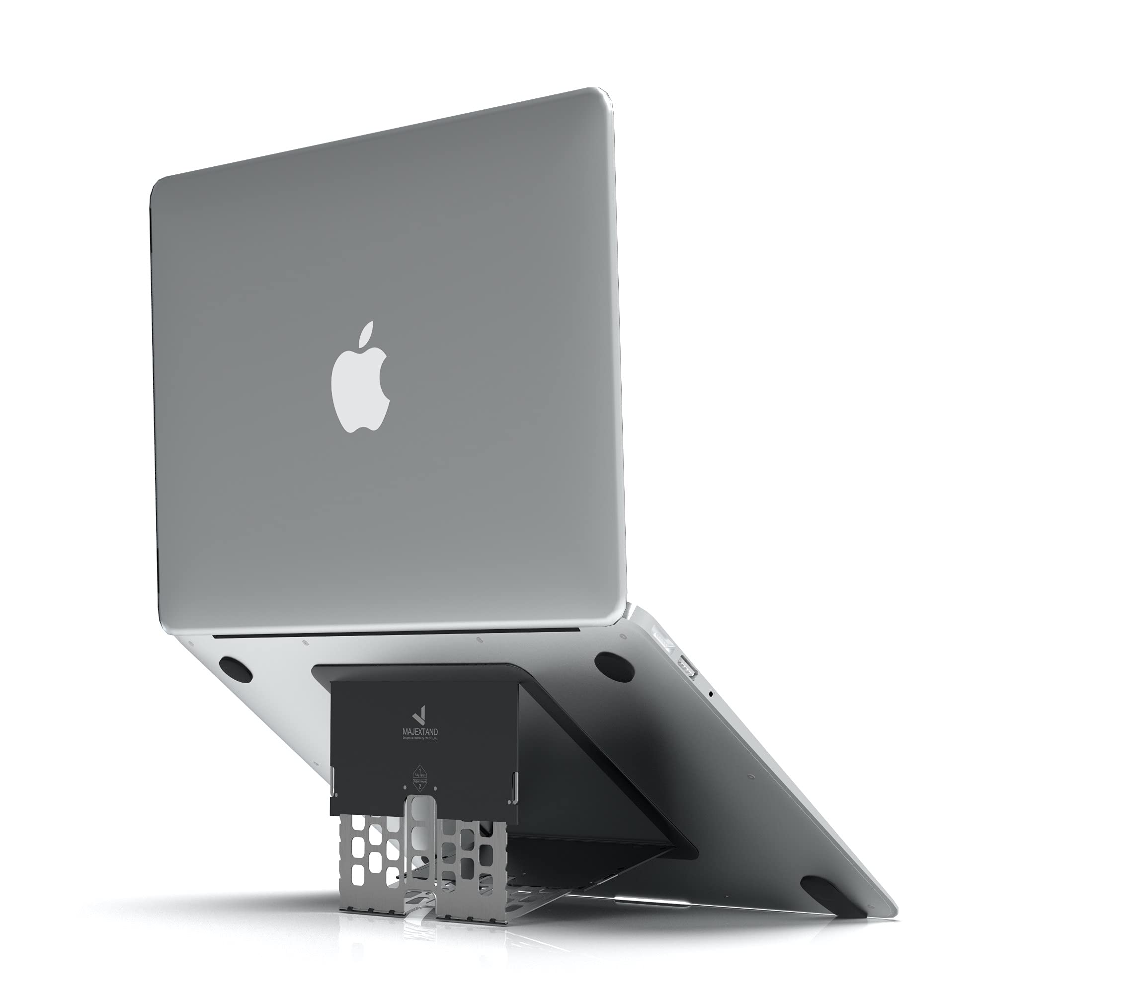 Ultra Slim MacBook Stand - Portable Laptop Riser with Ergonomic Design & Ventilation - 6 Adjustable Heights (2.1
