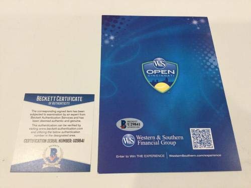 Victoria Azarenka Autographed 5x7 Tennis Card with Beckett BAS COA - Signed WTA Memorabilia for Tennis Fans & Collectors - Perfect for Display, Gifts, and Sports Collections