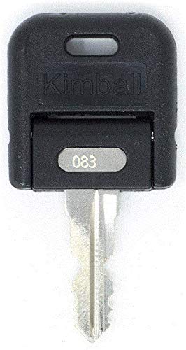 Kimball Office 083 Double Sided Replacement Keys (2-Pack) - Compatible with File Cabinets & Storage Drawers - Secure & Durable Office Accessories