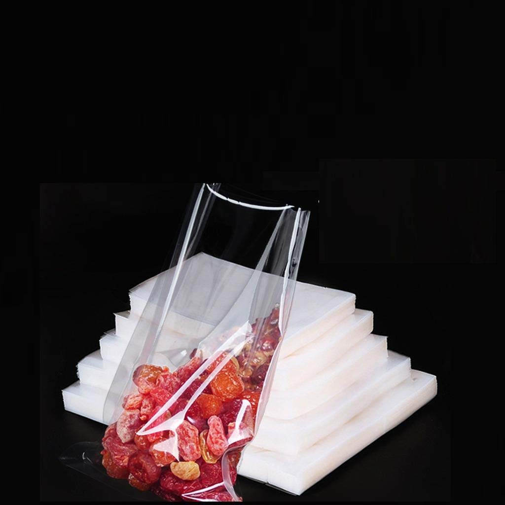 100 Pcs Vacuum Sealer Bags - Heavy Duty Food Storage Bags for Freezer, Sous Vide & Meal Prep | Clear Vacuum Seal Bags for Food Saver Machines, Popsicle & Ice Cream Storage | Perfect for Home Kitchen, Camping & Bulk Food Preservation